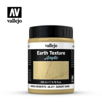 Рельефная краска Vallejo Diorama Effects - Desert Sand (26217) 200 мл 