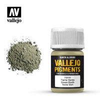 Пигмент (цветной порошок) Vallejo Pigments - Green Earth (73111) 35 мл