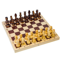 Шахматы лакированные с доской (290*145*38). Арт. Р-1