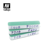 Набор для шлифования Vallejo (90х19х12 мм, 3 шт.) (T04002)