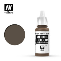Краска матовая для миниатюр Vallejo Model Color - Burnt Umber (70941) 17мл