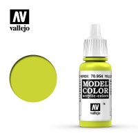 Краска матовая для миниатюр Vallejo Model Color - Yellow Green (Amarillo Verde) (70954) 17мл
