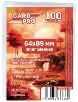 Протекторы Card-Pro - Inner Sleeves для ККИ (100 шт.) (30 мк) 64x89 мм (CP020)