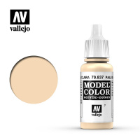 Краска матовая для миниатюр Vallejo Model Color - Pale Sand (70837) 17мл