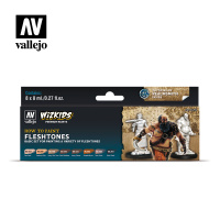 Набор красок Vallejo - Fleshtones (80259) 8 красок по 8 мл
