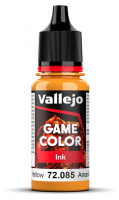 Краска чернильная для миниатюр Vallejo Game Ink - Yellow (72085) 17 мл