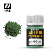 Пигмент (цветной порошок) Vallejo Pigments - Chrome Oxide Green (73112) 35 мл